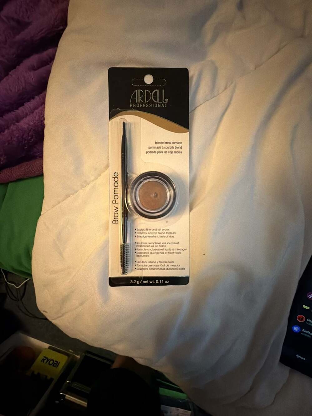#339 Ardell Blonde Brow Pomade with Duo Brush
